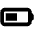 Battery Half Icon from Font Awesome Solid Set
