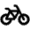 Bicycle Icon from Font Awesome Solid Set