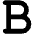 Bold Icon from Font Awesome Solid Set