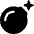 Bomb Icon from Font Awesome Solid Set