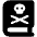 Book Skull Icon from Font Awesome Solid Set