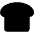 Bread Slice Icon from Font Awesome Solid Set