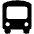 Bus Simple Icon from Font Awesome Solid Set