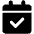 Calendar Check Icon from Font Awesome Solid Set