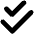 Check Double Icon from Font Awesome Solid Set