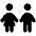 Children Icon from Font Awesome Solid Set