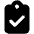 Clipboard Check Icon from Font Awesome Solid Set