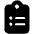 Clipboard List Icon from Font Awesome Solid Set