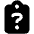 Download free Clipboard Question PNG, SVG vector icon from Font Awesome Solid set.