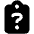 Clipboard Question Icon from Font Awesome Solid Set | Free Download as SVG Vector and Transparent PNG | Streamline icons