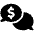 Comments Dollar Icon from Font Awesome Solid Set
