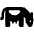 Cow Icon from Font Awesome Solid Set