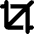 Crop Icon from Font Awesome Solid Set