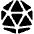 Dice D20 Icon from Font Awesome Solid Set