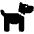 Dog Icon from Font Awesome Solid Set | Free Download as SVG Vector and Transparent PNG | Streamline icons