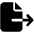 File Export Icon from Font Awesome Solid Set