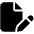 File Pen Icon from Font Awesome Solid Set