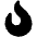 Fire Flame Curved Icon from Font Awesome Solid Set