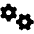 Gears Icon from Font Awesome Solid Set