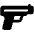 Download free Gun PNG, SVG vector icon from Font Awesome Solid set.
