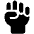 Hand Fist Icon from Font Awesome Solid Set