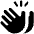 Hands Clapping Icon from Font Awesome Solid Set
