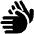 Hands Icon from Font Awesome Solid Set