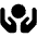 Hands Holding Circle Icon from Font Awesome Solid Set