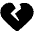Heart Crack Icon from Font Awesome Solid Set