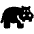 Hippo Icon from Font Awesome Solid Set