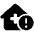 House Medical Circle Exclamation Icon from Font Awesome Solid Set