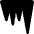 Icicles Icon from Font Awesome Solid Set