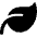 Leaf Icon from Font Awesome Solid Set