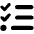List Check Icon from Font Awesome Solid Set