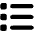 List Icon from Font Awesome Solid Set