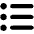 List Ul Icon from Font Awesome Solid Set