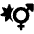 Mars And Venus Burst Icon from Font Awesome Solid Set