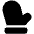 Mitten Icon from Font Awesome Solid Set