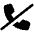 Phone Slash Icon from Font Awesome Solid Set