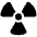 Radiation Icon from Font Awesome Solid Set