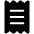 Receipt Icon from Font Awesome Solid Set