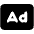 Rectangle Ad Icon from Font Awesome Solid Set