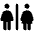 Restroom Icon from Font Awesome Solid Set