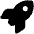 Rocket Icon from Font Awesome Solid Set