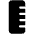 Ruler Vertical Icon from Font Awesome Solid Set