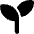 Seedling Icon from Font Awesome Solid Set