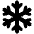Snowflake Icon from Font Awesome Solid Set