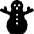 Snowman Icon from Font Awesome Solid Set