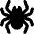 Spider Icon from Font Awesome Solid Set | Free Download as SVG Vector and Transparent PNG | Streamline icons