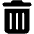 Trash Can Icon from Font Awesome Solid Set